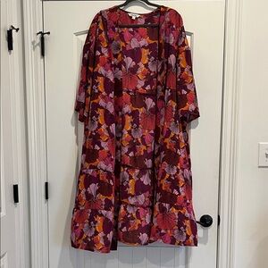 The Pioneer Woman Floral Kimono - Red, Pink, Orange